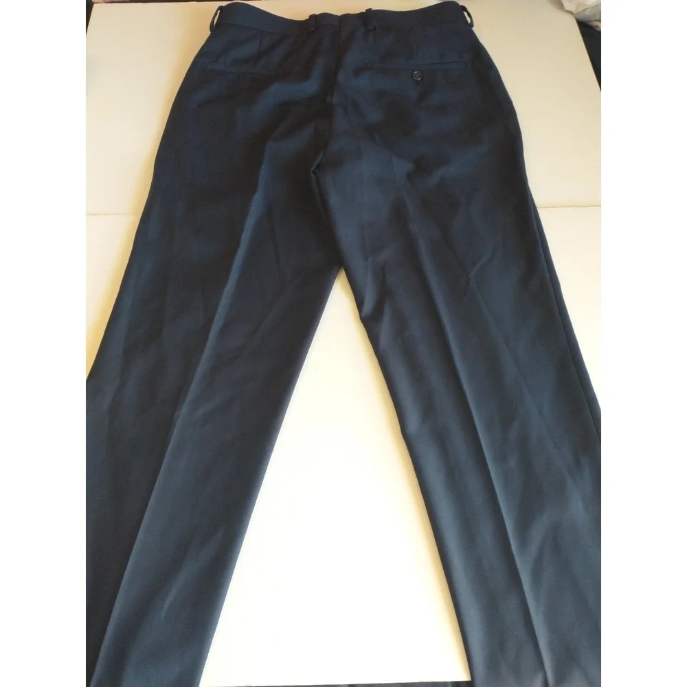 Caravelli Slim Fit Dress‎ Pants Mens 31x28.5 Midnight Blue